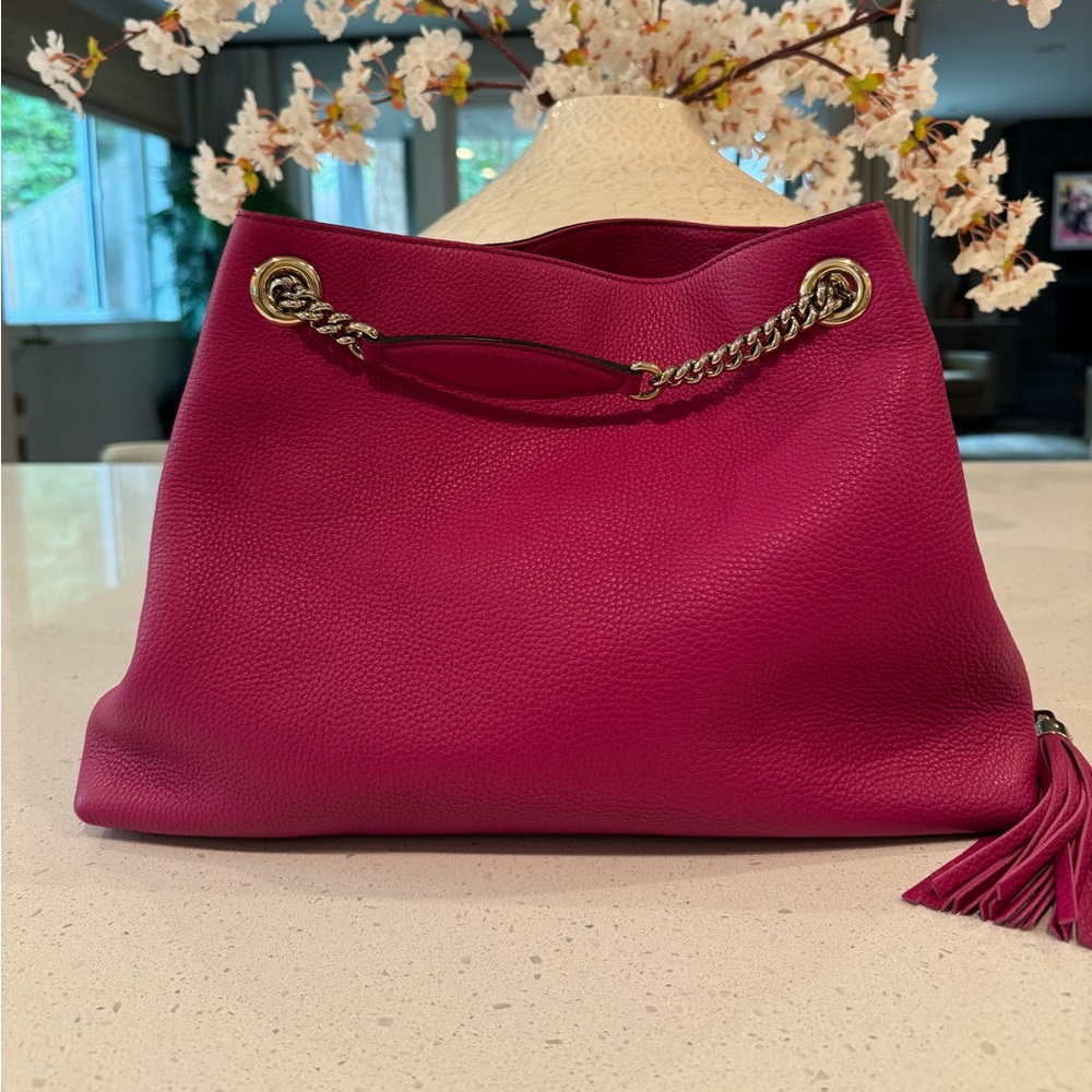 GUCCI SOHO GG chain shoulder hobo bag - Picture 2 of 9